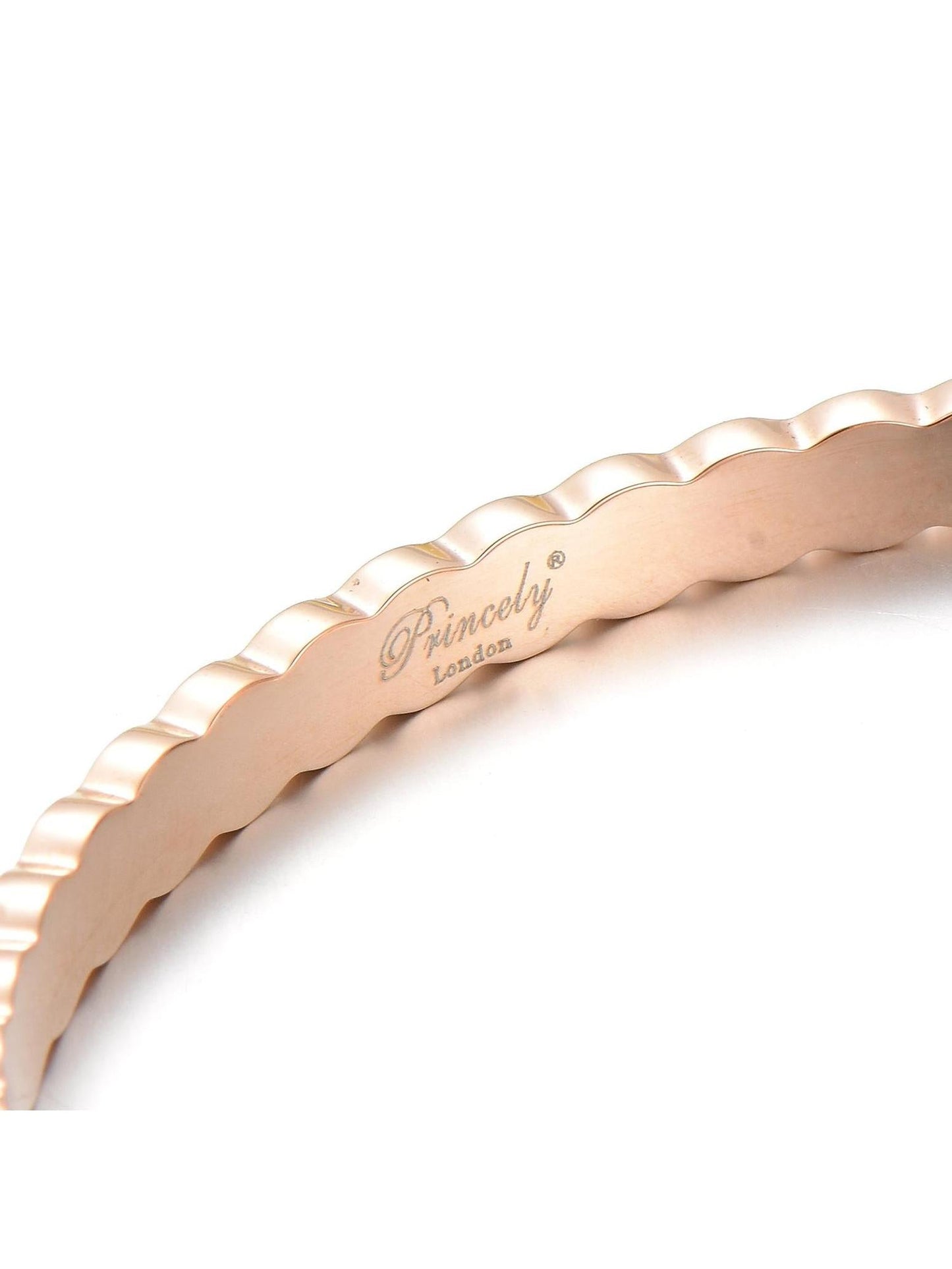 Armreif WAVE roségold