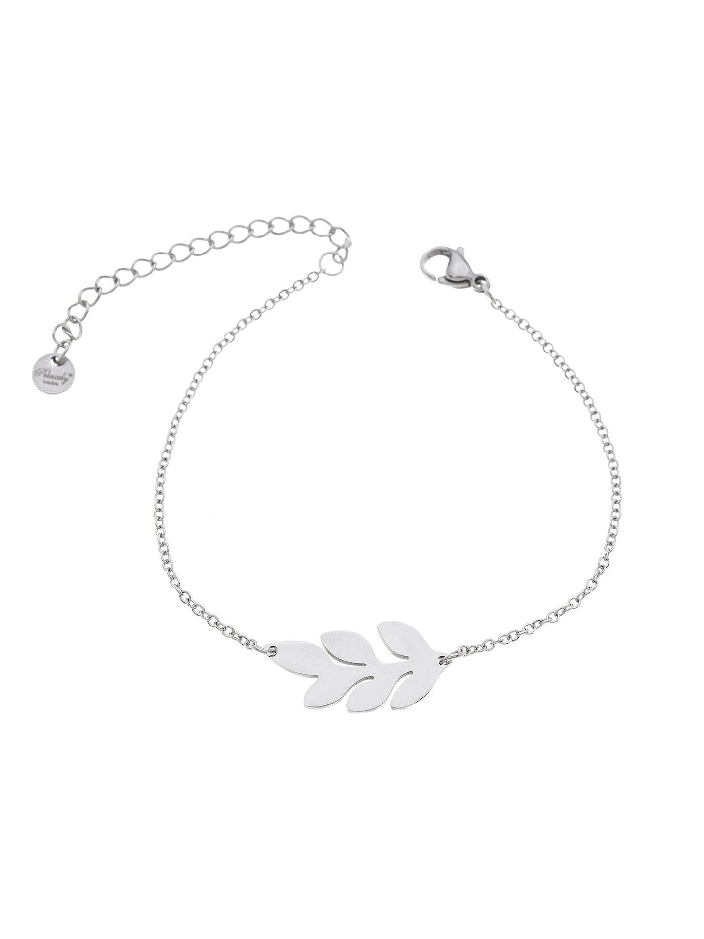 Armband LEAF silber