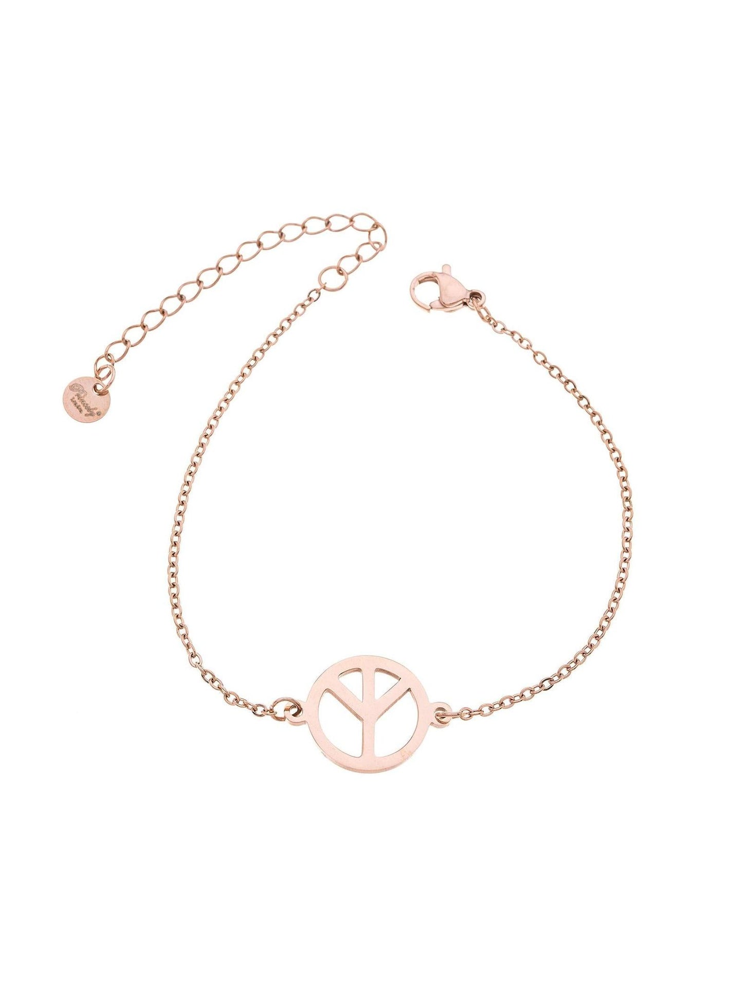 Armband PEACE roségold