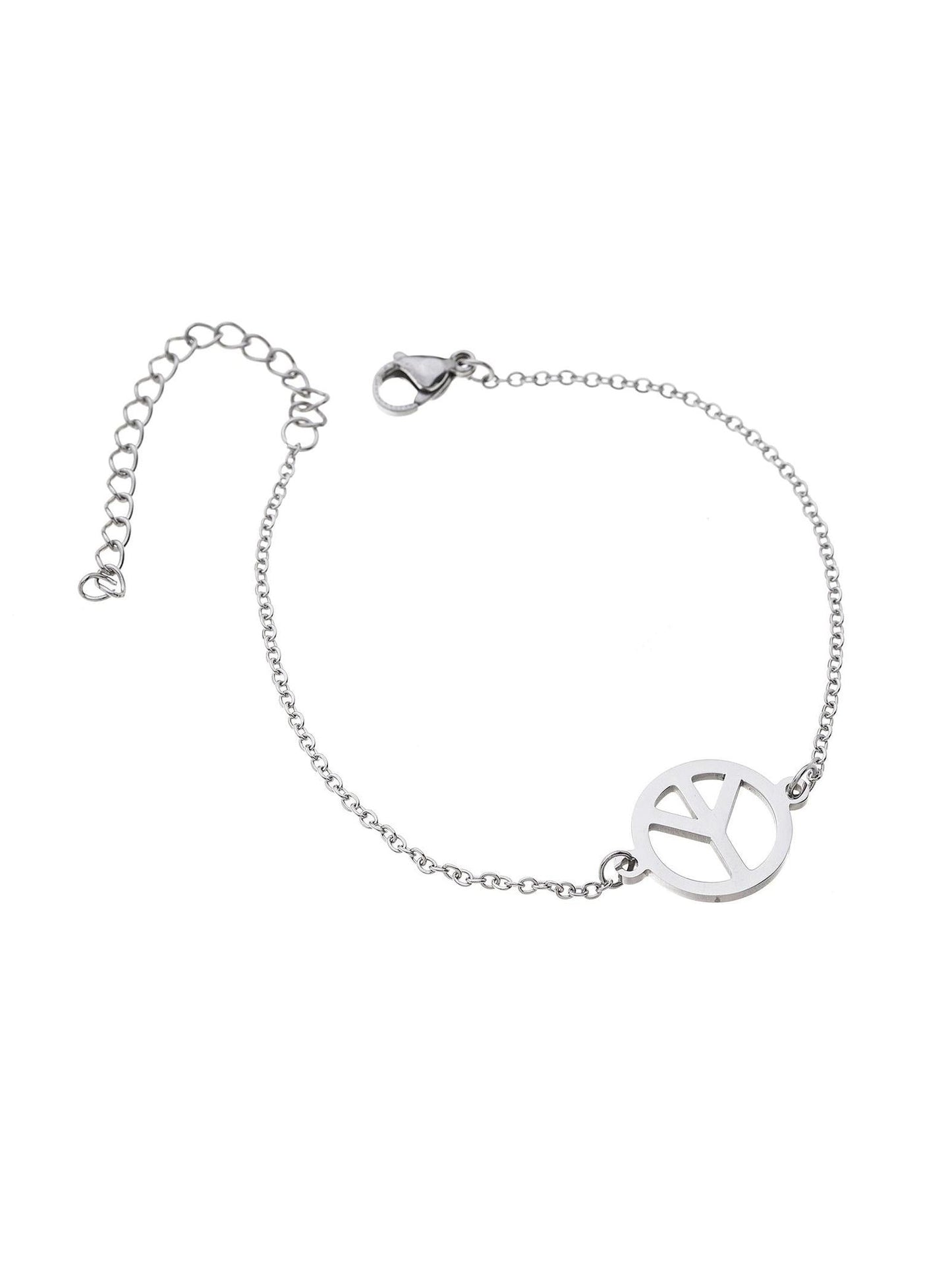 Armband PEACE silber