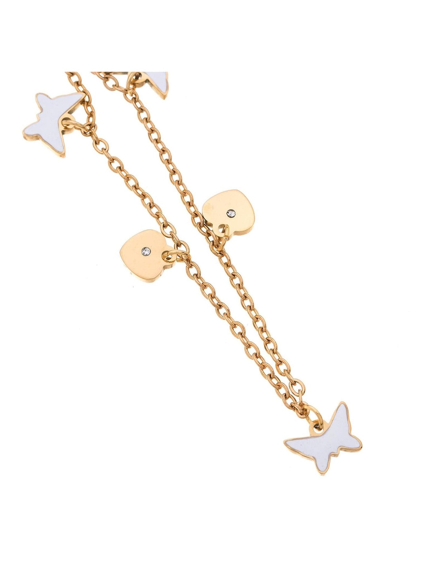 Armband BUTTERFLY-HEART gold