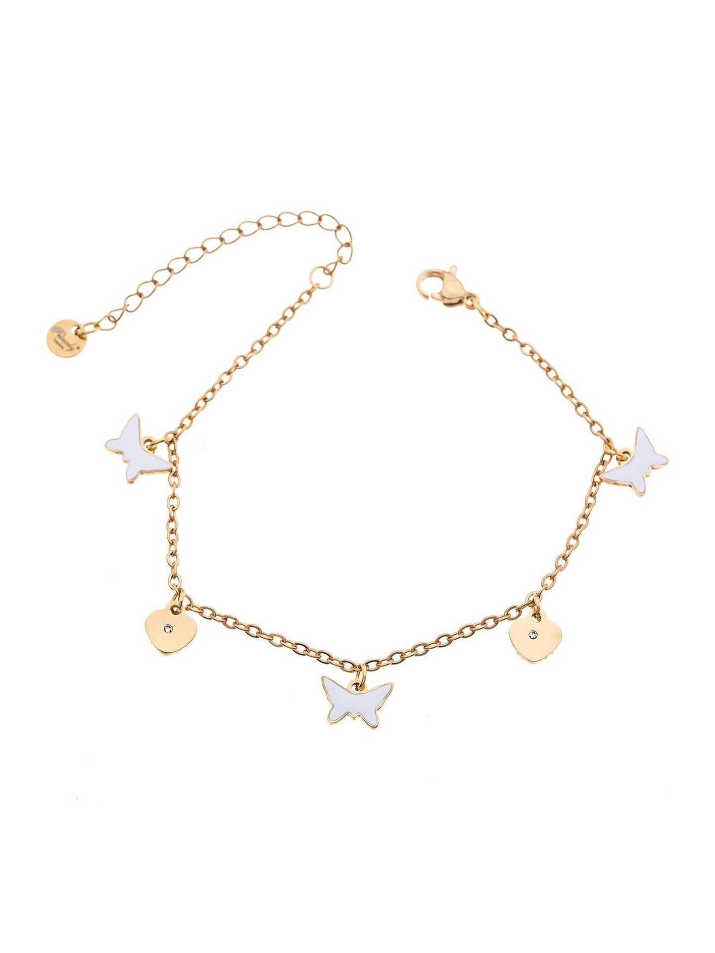 Armband BUTTERFLY-HEART gold