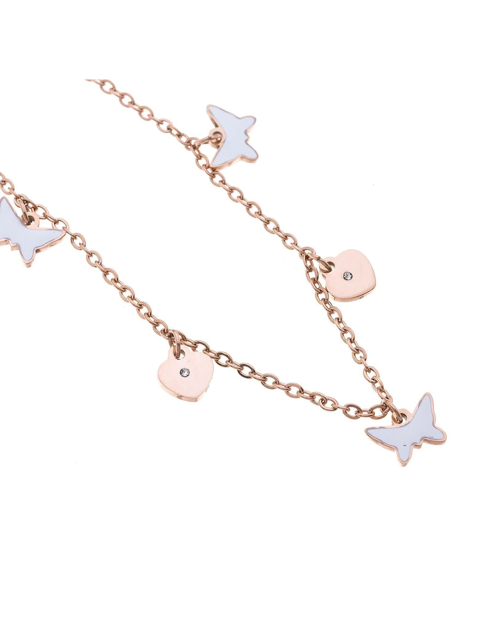 Armband BUTTERFLY-HEART roségold
