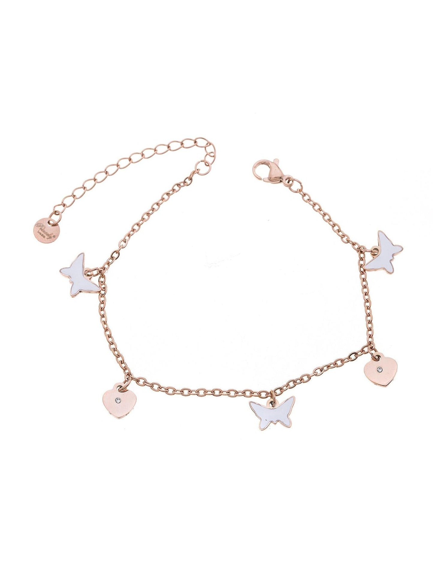 Armband BUTTERFLY-HEART roségold