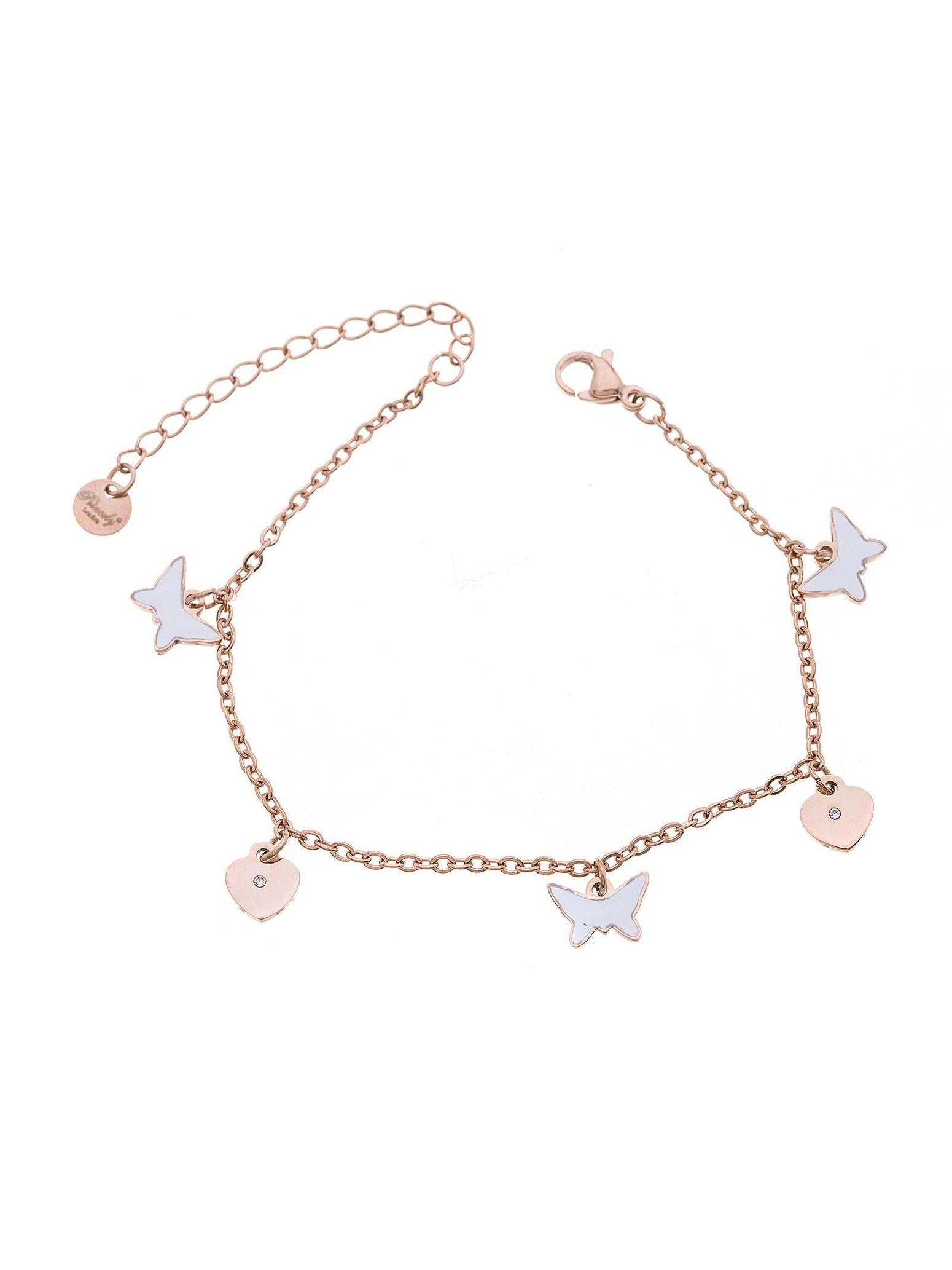 Armband BUTTERFLY-HEART roségold
