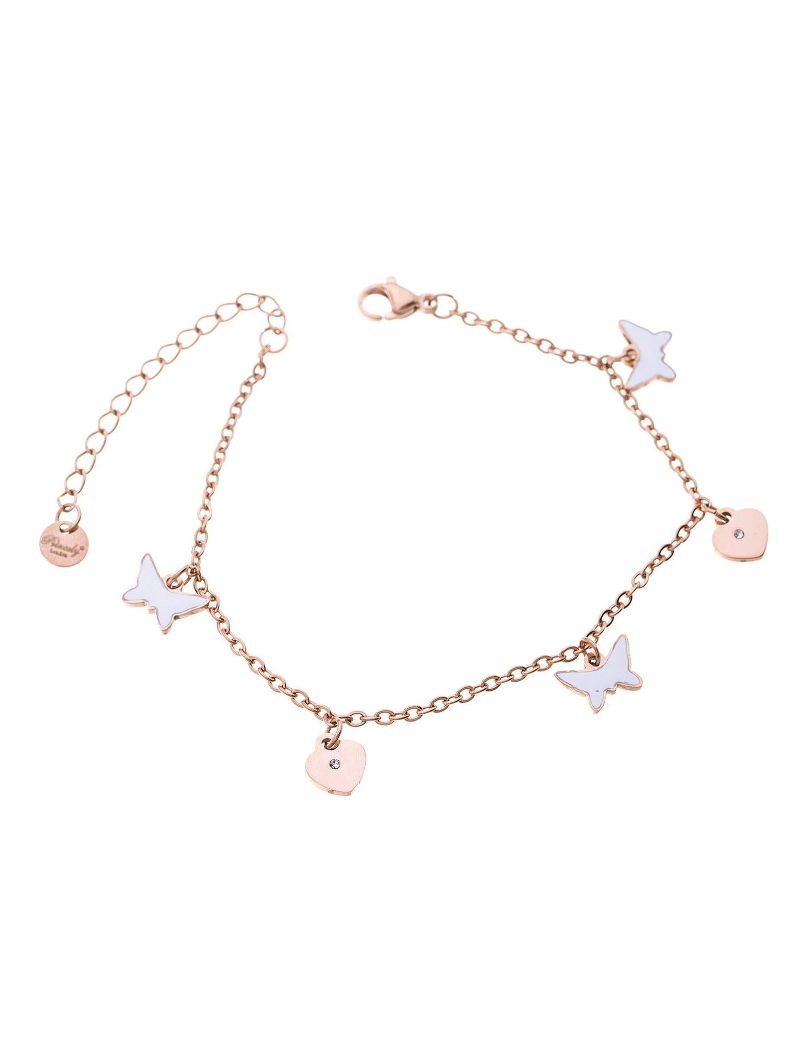 Armband BUTTERFLY-HEART roségold