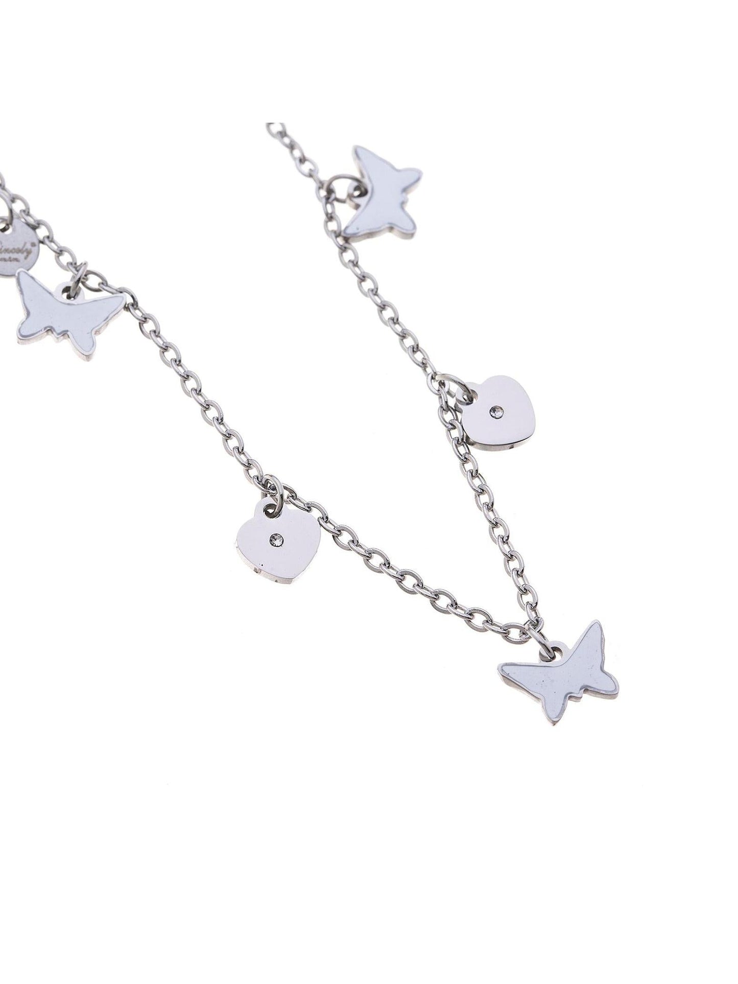 Armband BUTTERFLY-HEART silber