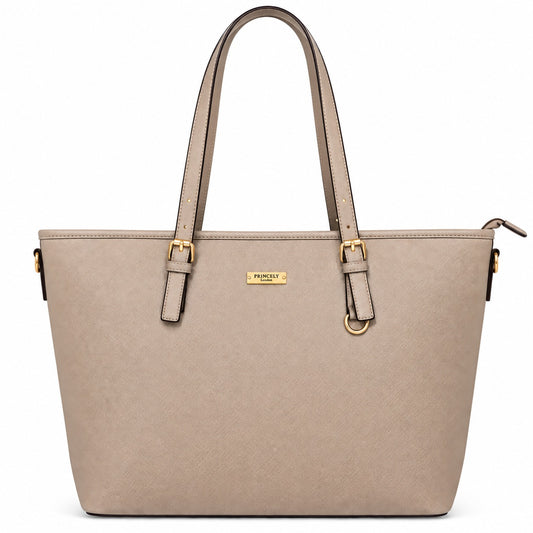 Shopper Beverly large (L) in taupe