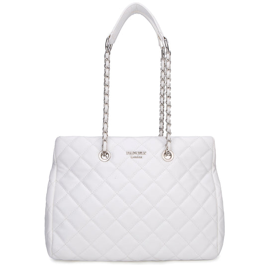 Schultertasche "Emily" offwhite