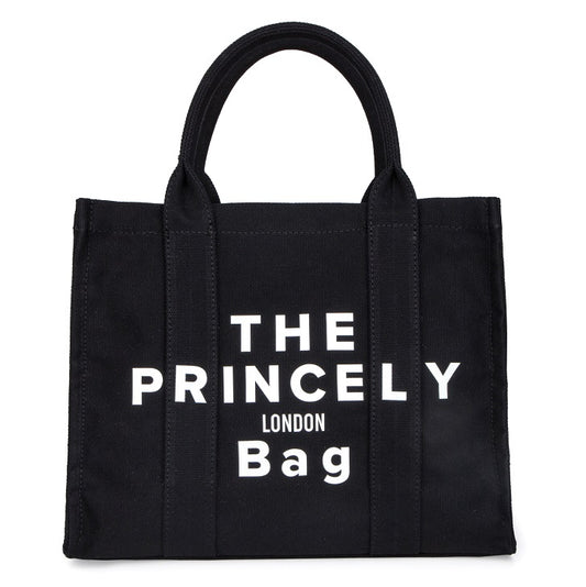 Tote bag "The Princely London Bag" small (S) black