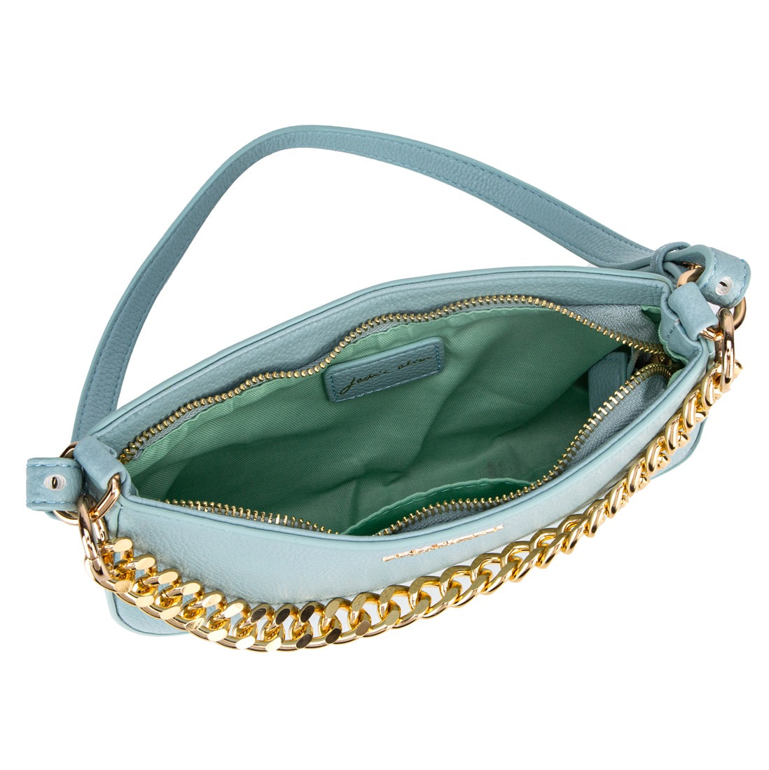 Schultertasche "Jacky" Aqua