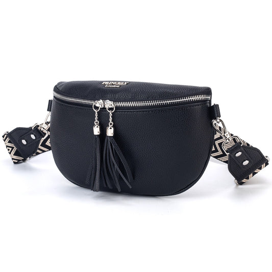 Crossbody Tasche Diana in schwarz