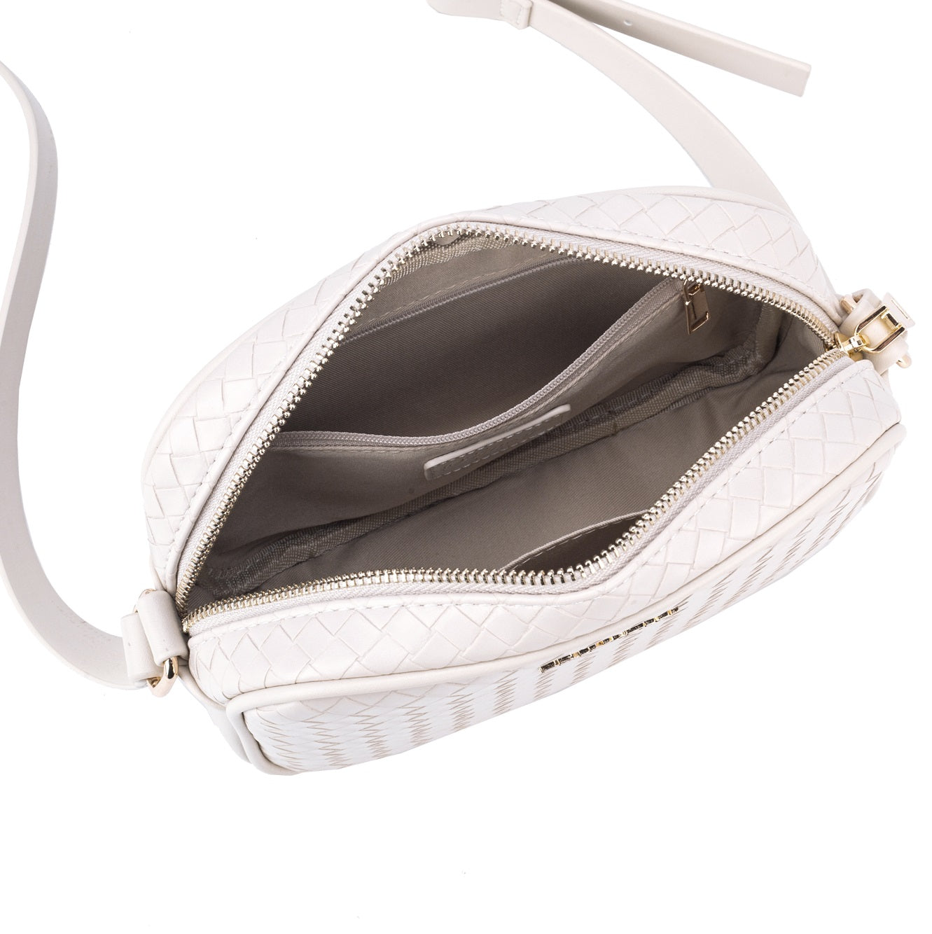 Schultertasche "Maya" offwhite