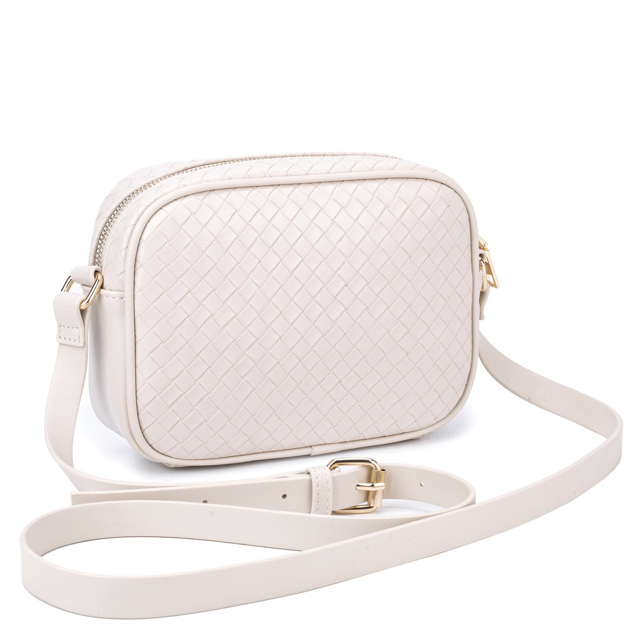 Schultertasche "Maya" offwhite