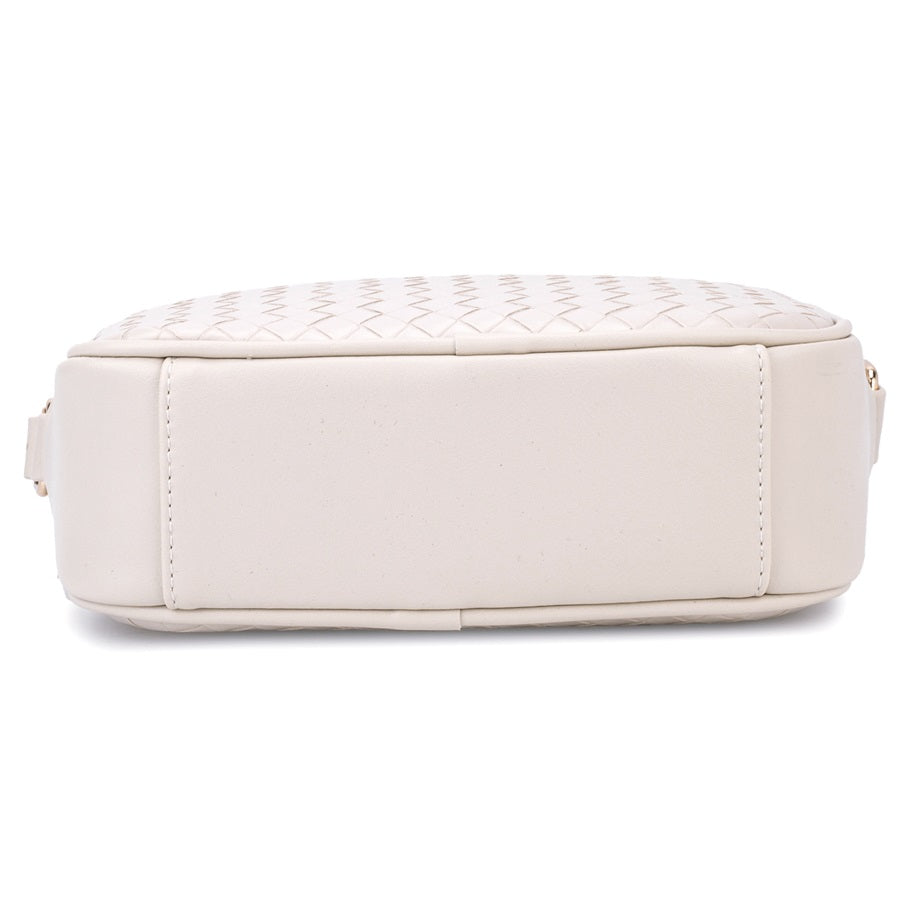 Schultertasche "Maya" offwhite