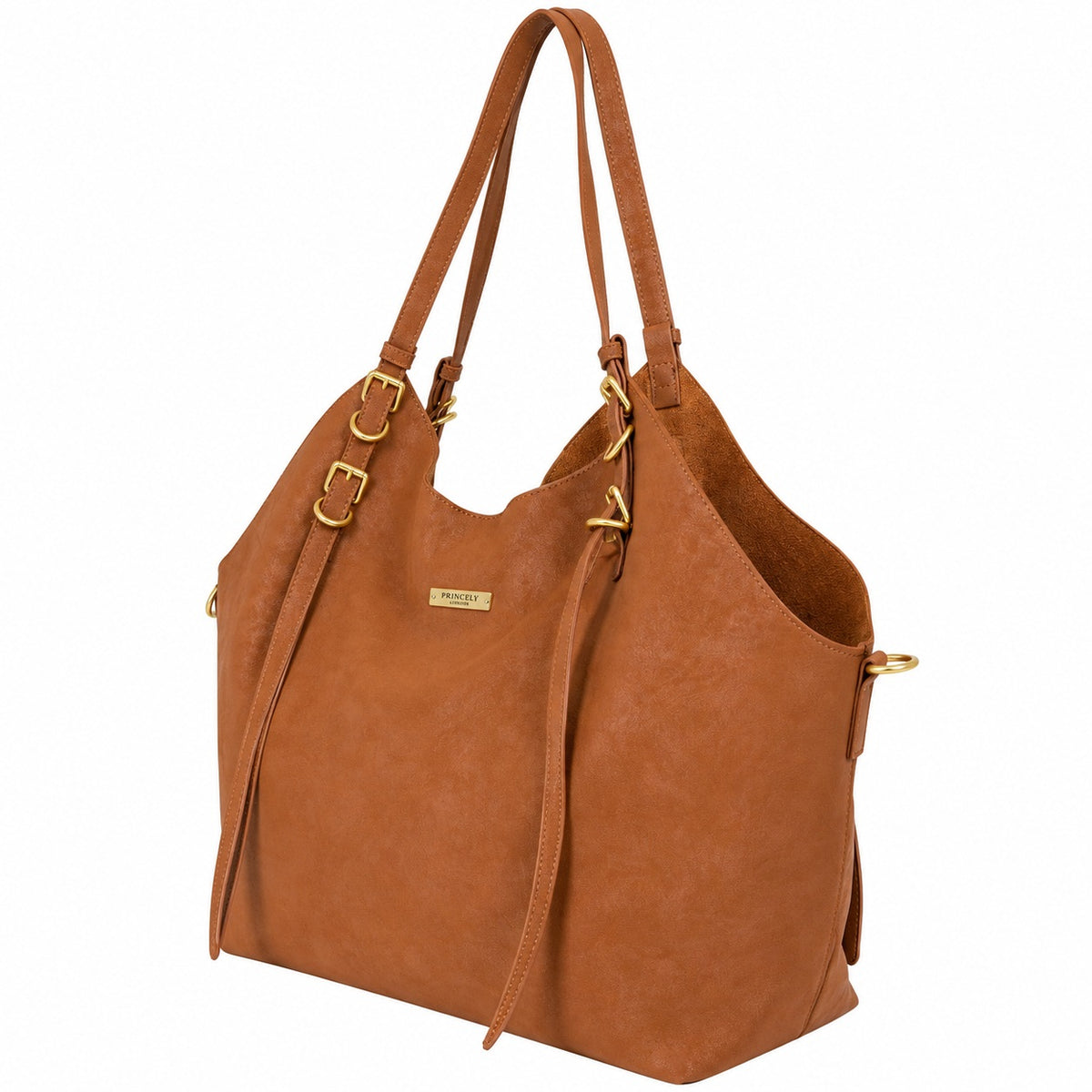 Beuteltasche MARINA cognac