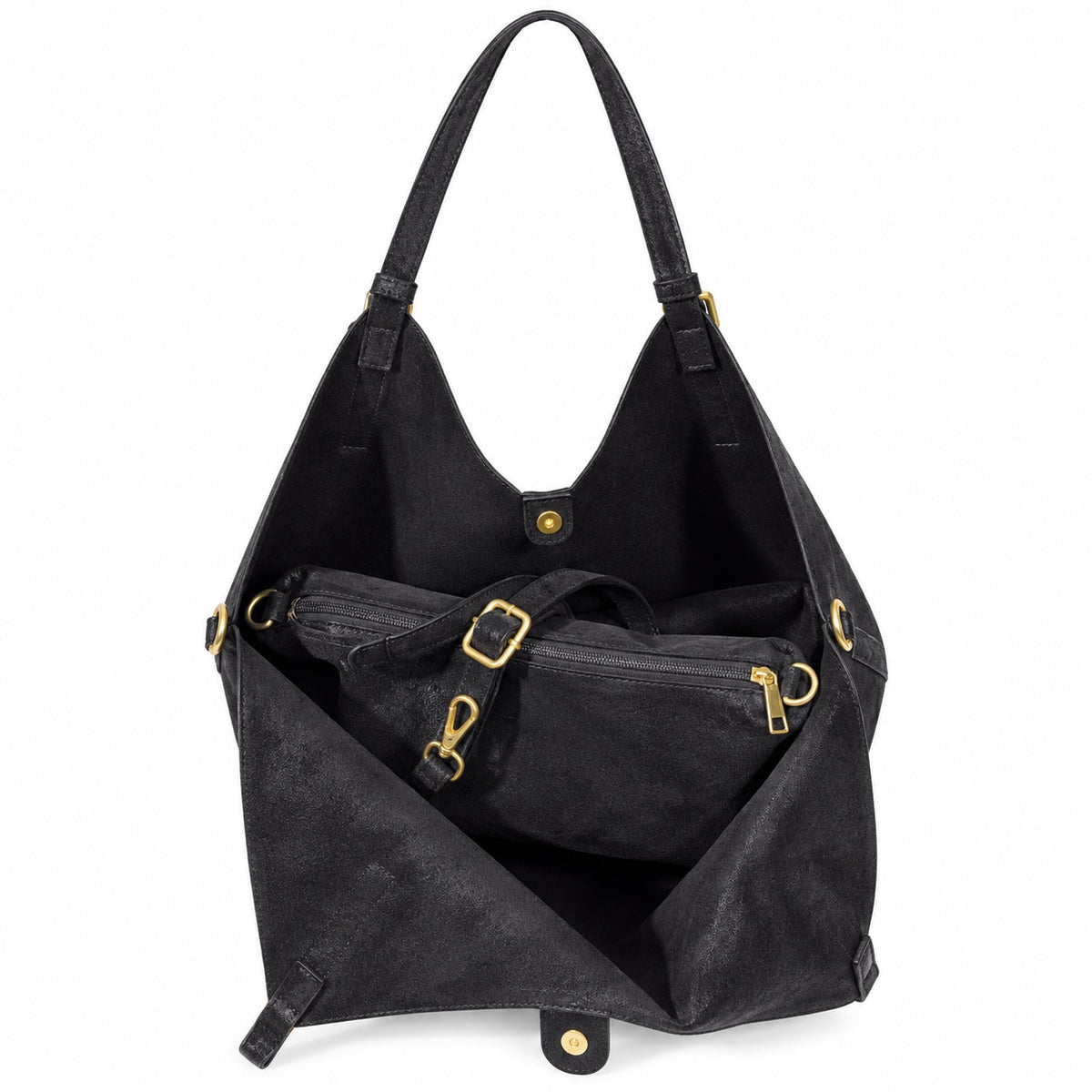 Beuteltasche MARINA schwarz