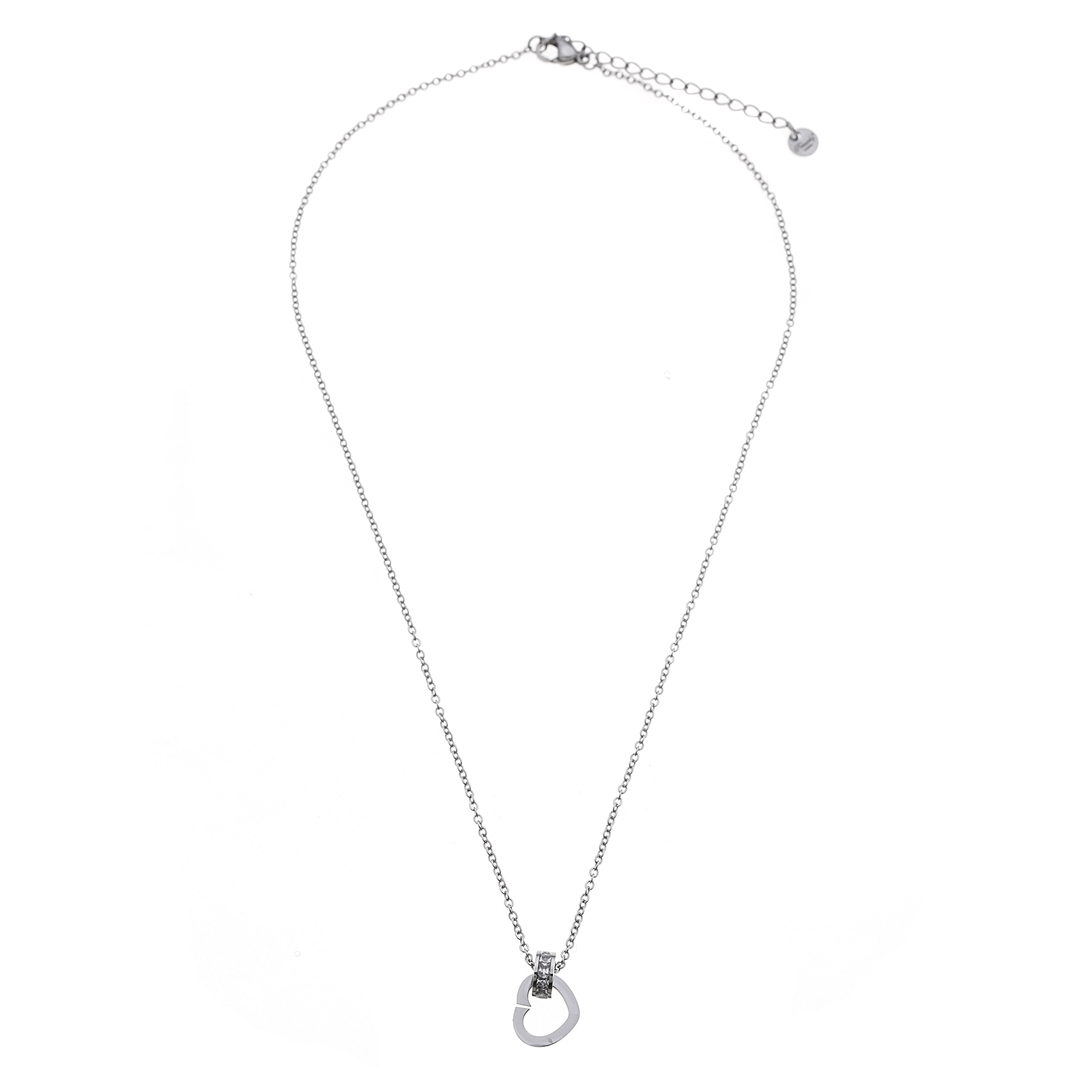 Halskette HEART-RING silber