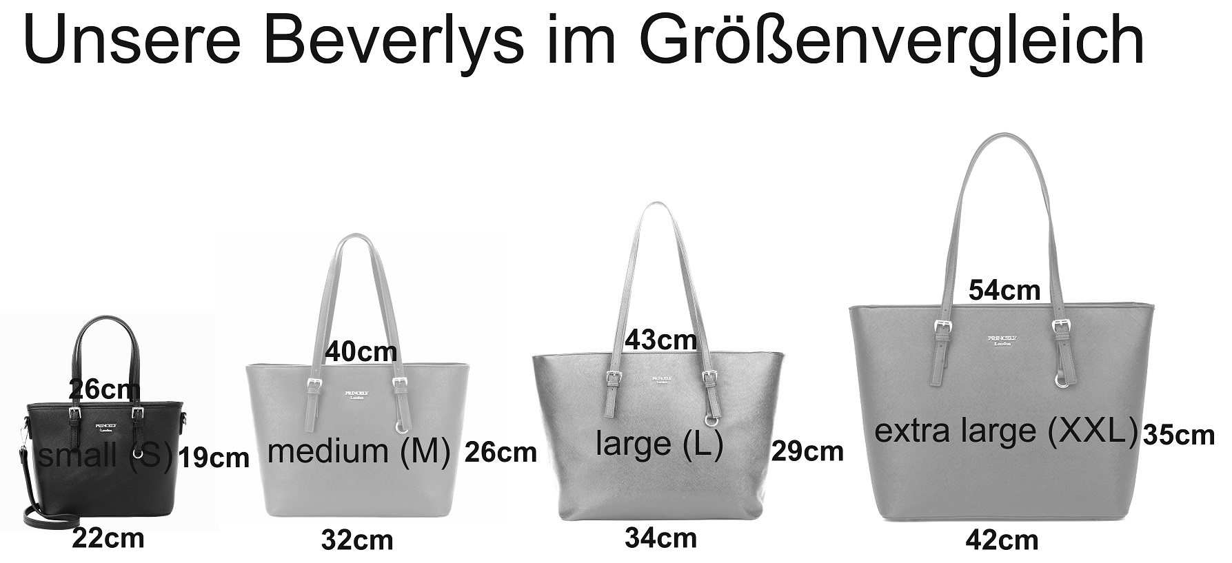 Shopper "Beverly small (S)" Schwarz