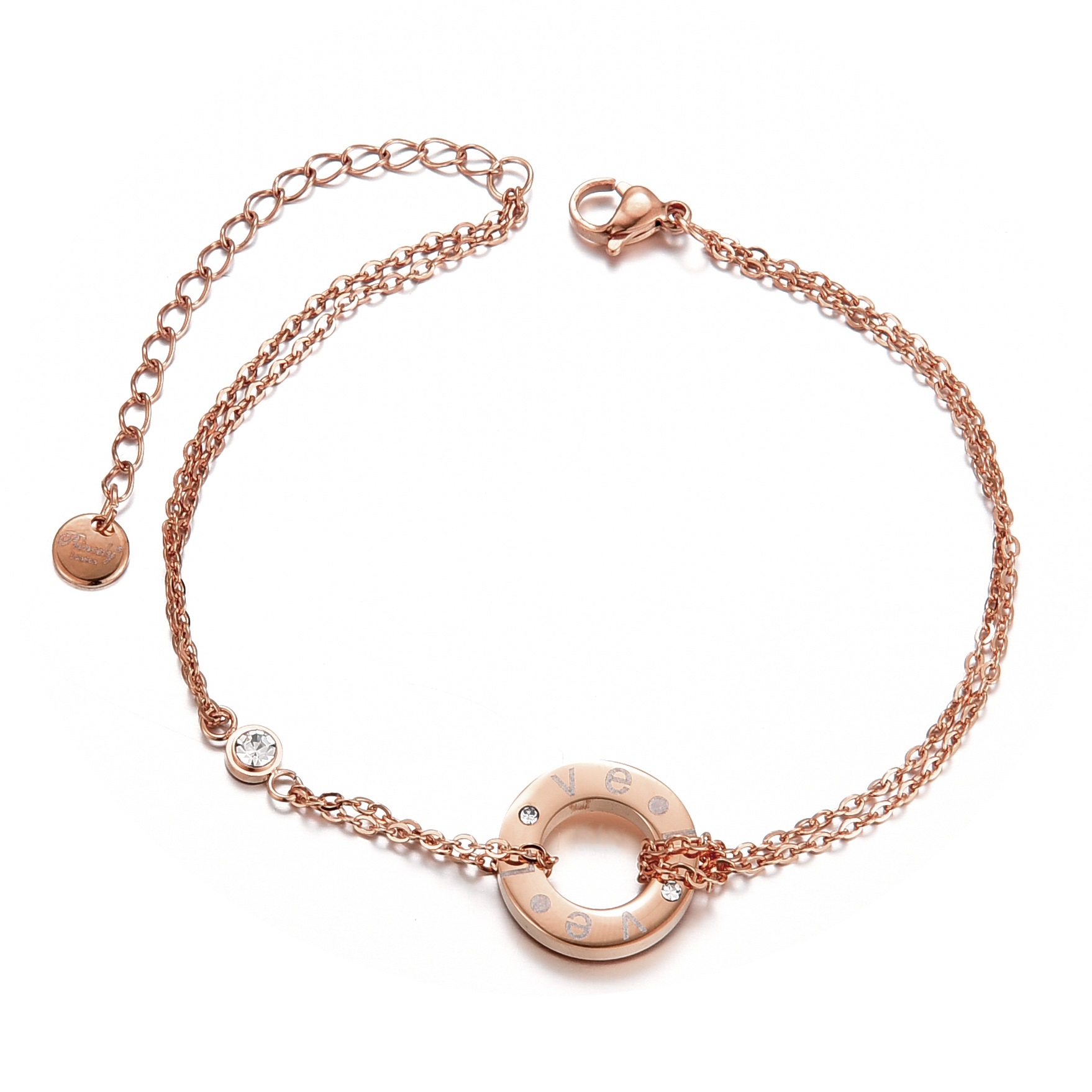 Armband CRYSTAL-LOVE roségold