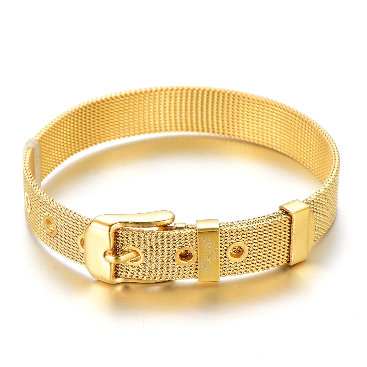 Mesh-Armband gold