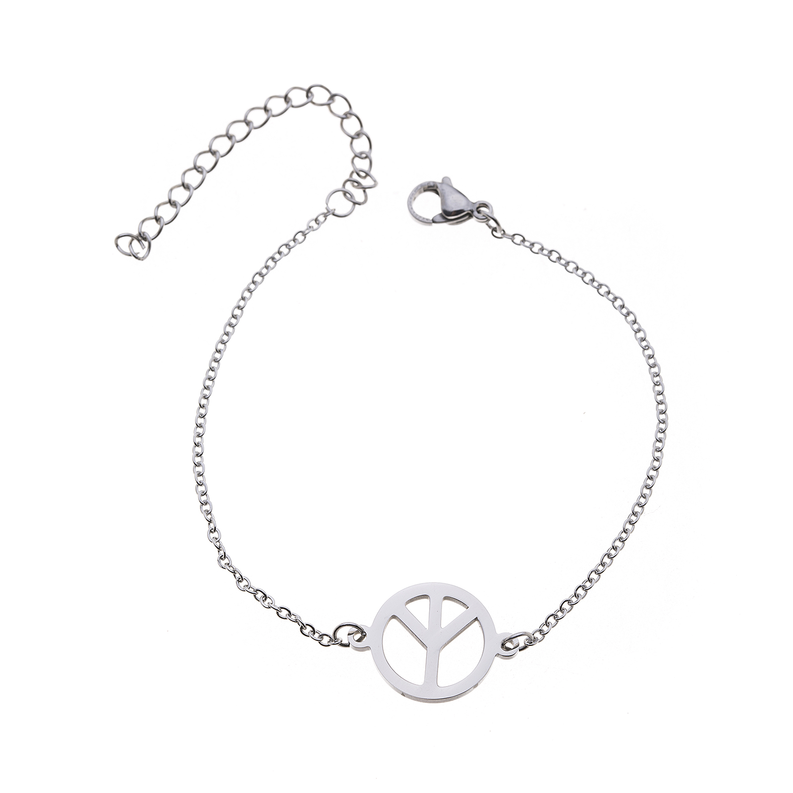 Armband PEACE silber