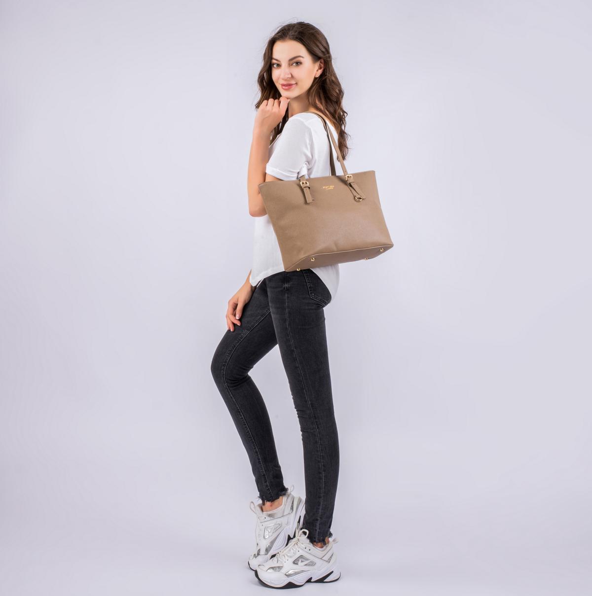 Shopper "Beverly medium (M)" Cappuccino