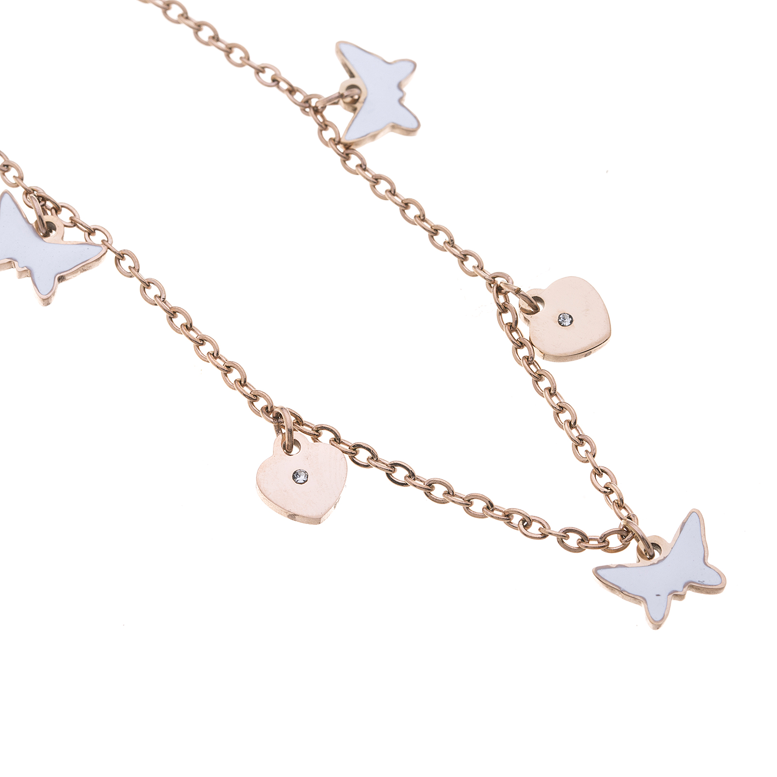 Armband BUTTERFLY-HEART roségold