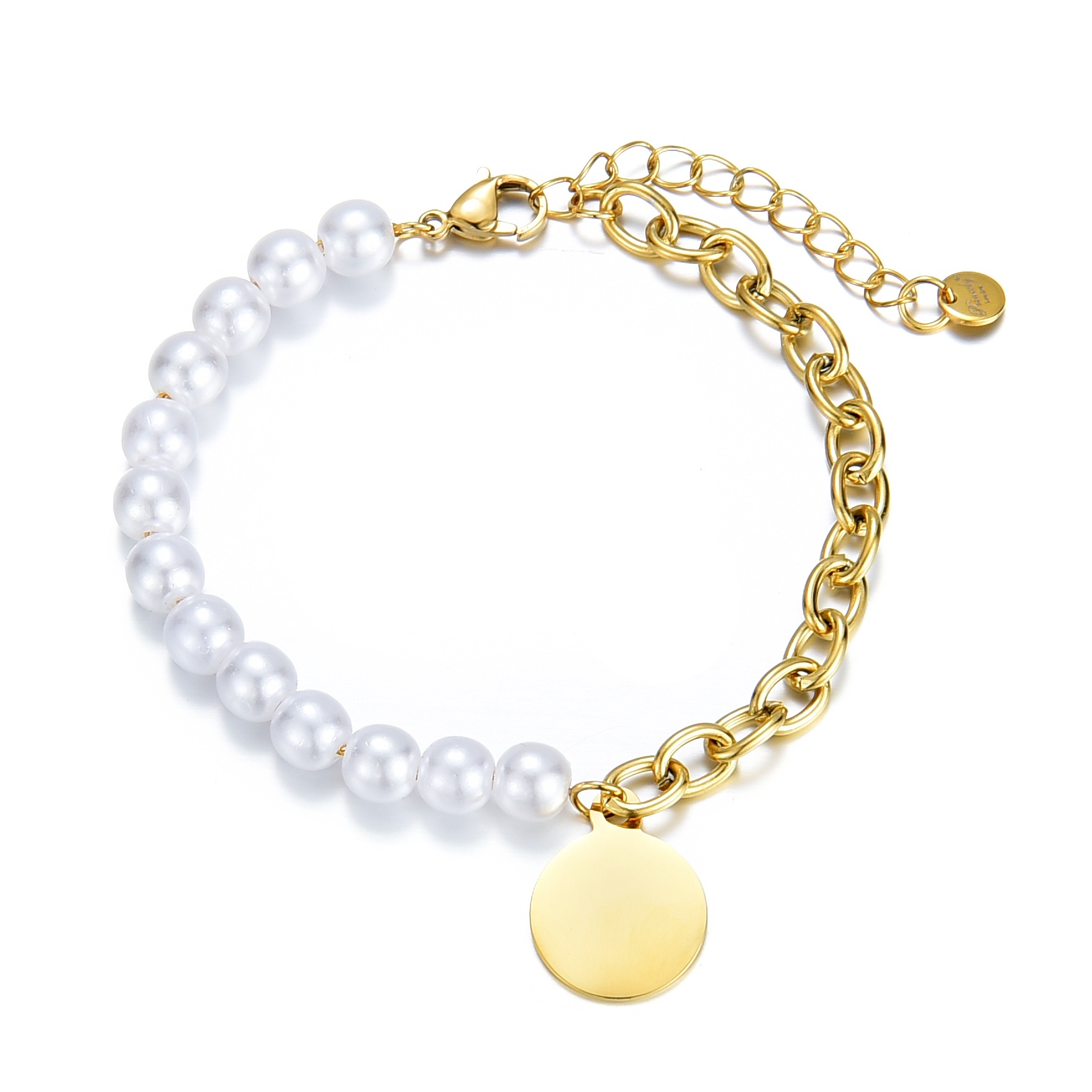 Armband PEARL-CHAIN gold