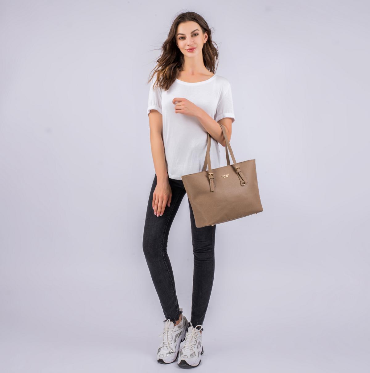 Shopper "Beverly medium (M)" Cappuccino