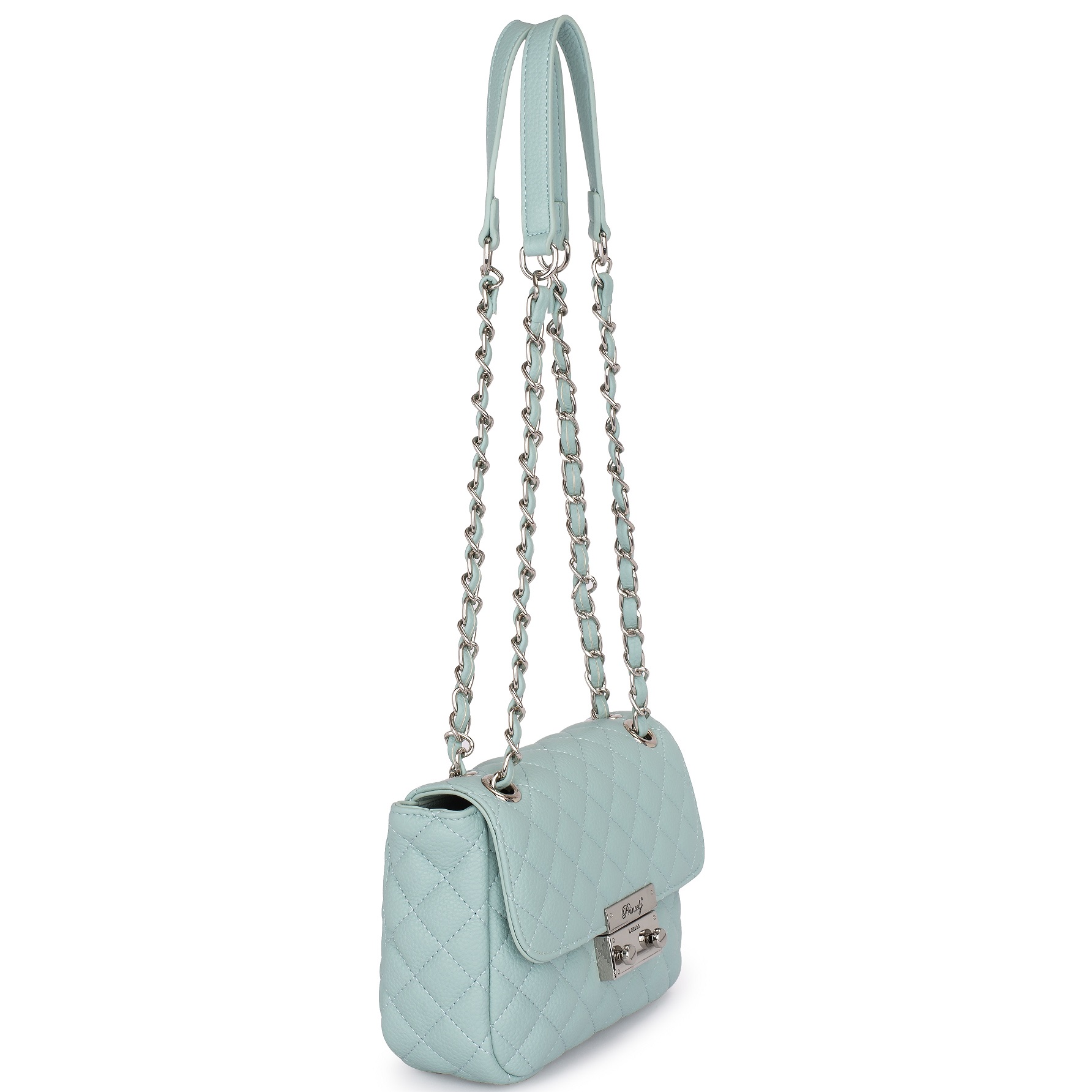 Schultertasche "Jacky" Aqua