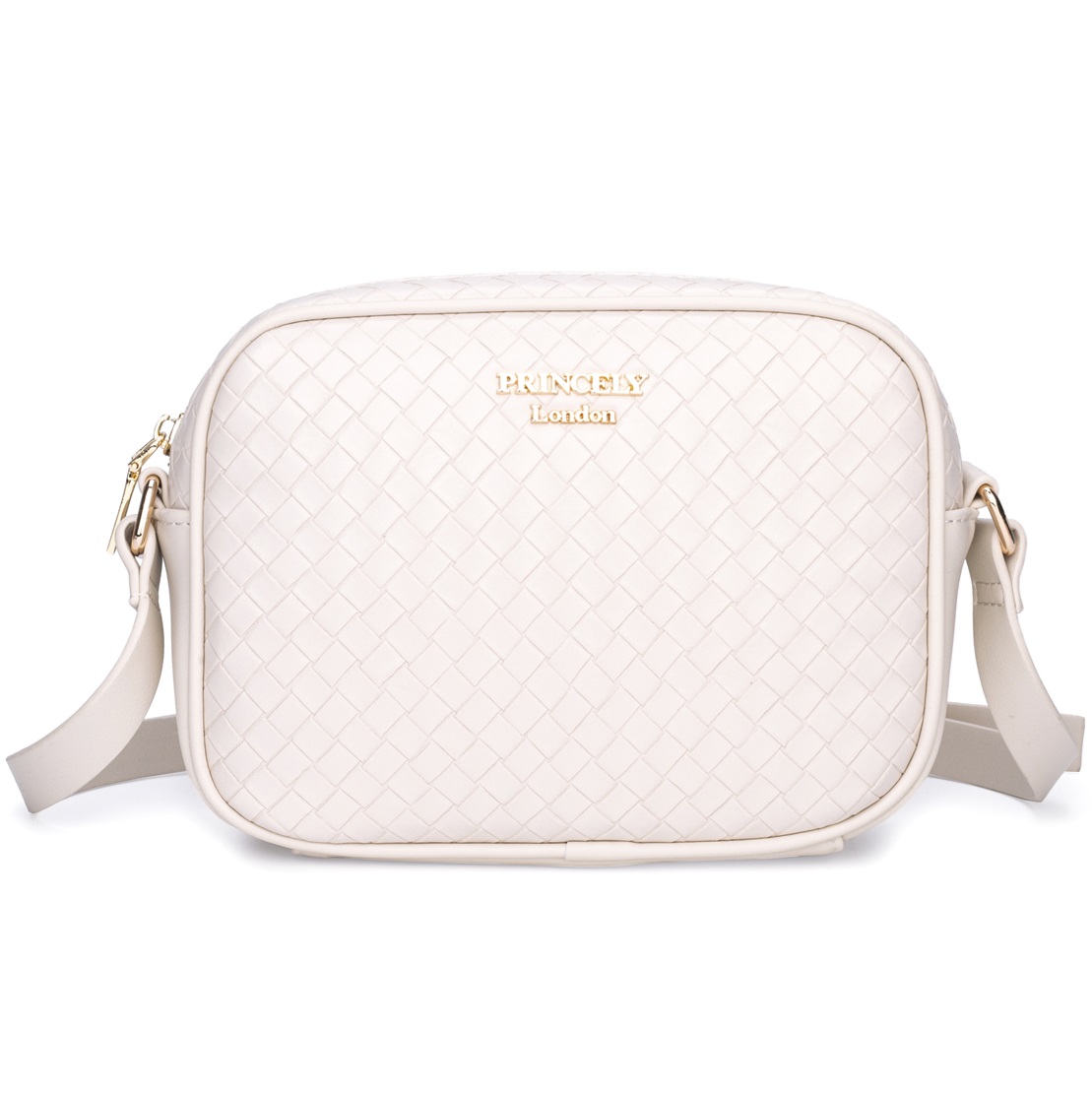 Schultertasche "Maya" offwhite