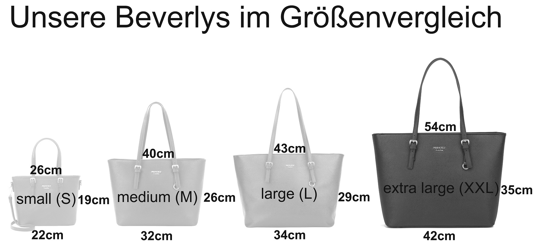 Shopper "Beverly extra large (XXL)" Schwarz