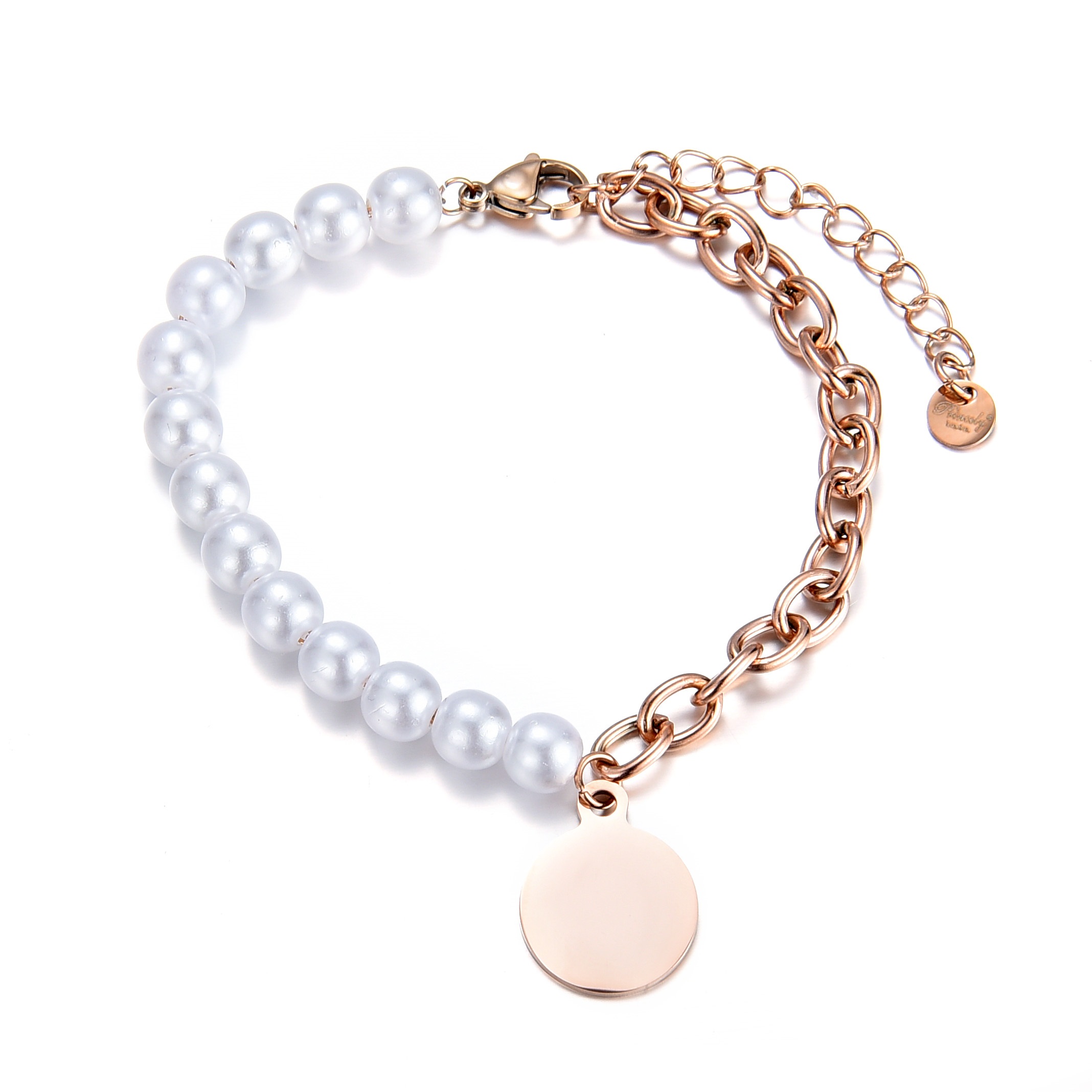 Armband PEARL-CHAIN roségold