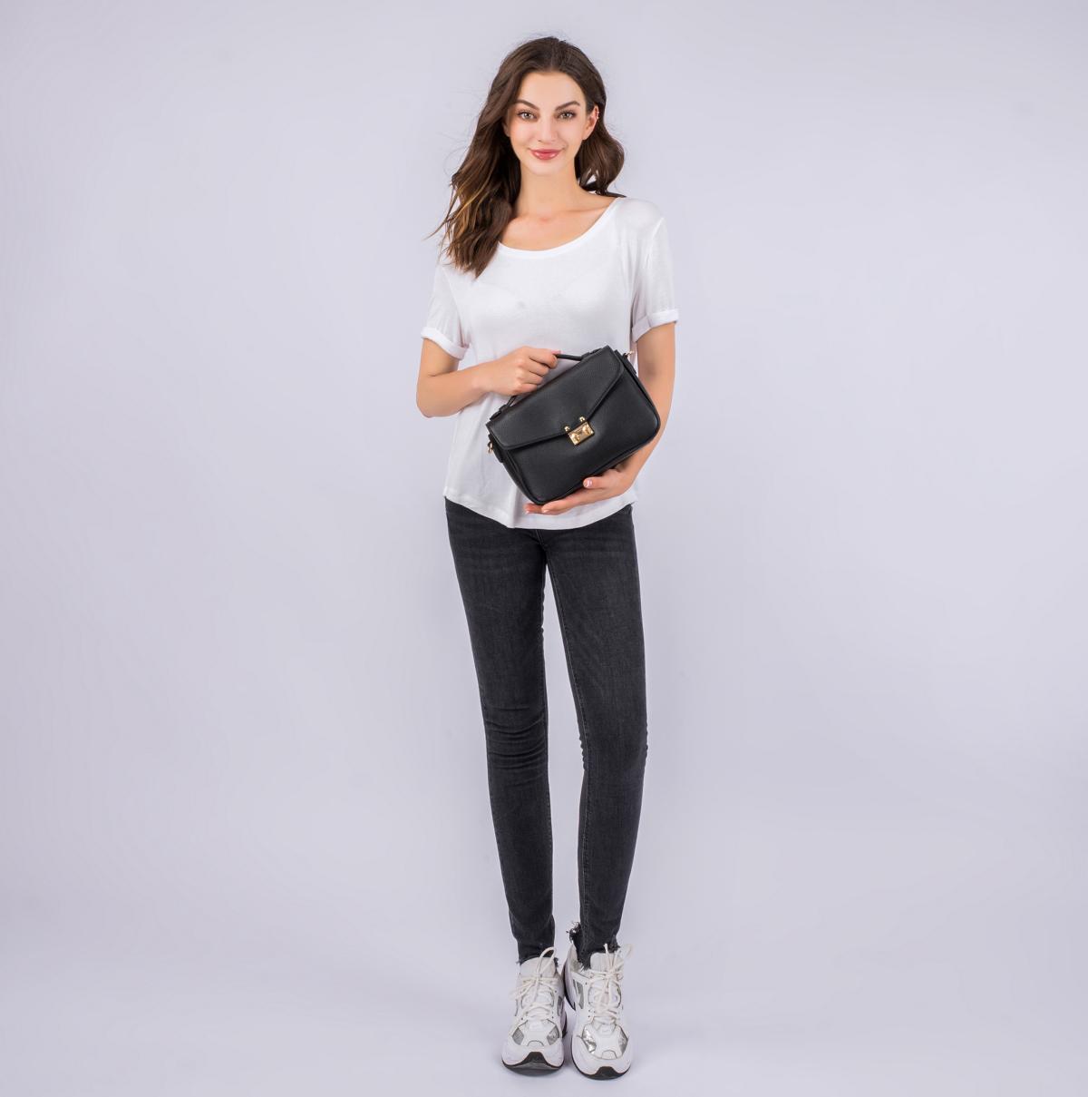 Handtasche "Paula" schwarz