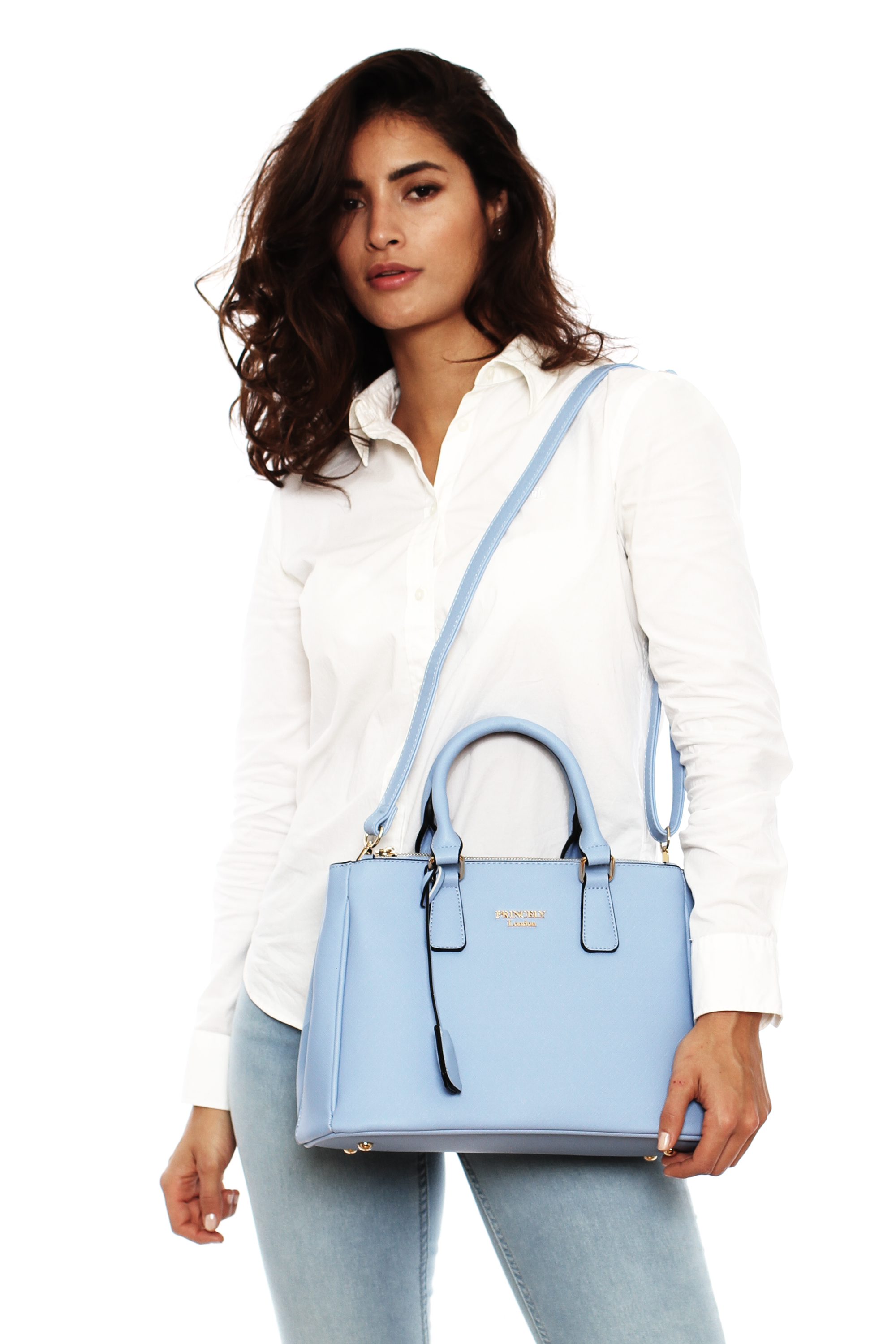 Handtasche "Victoria" Himmelblau