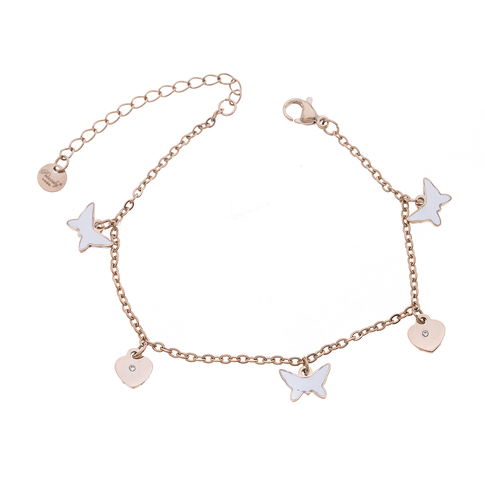 Armband BUTTERFLY-HEART roségold