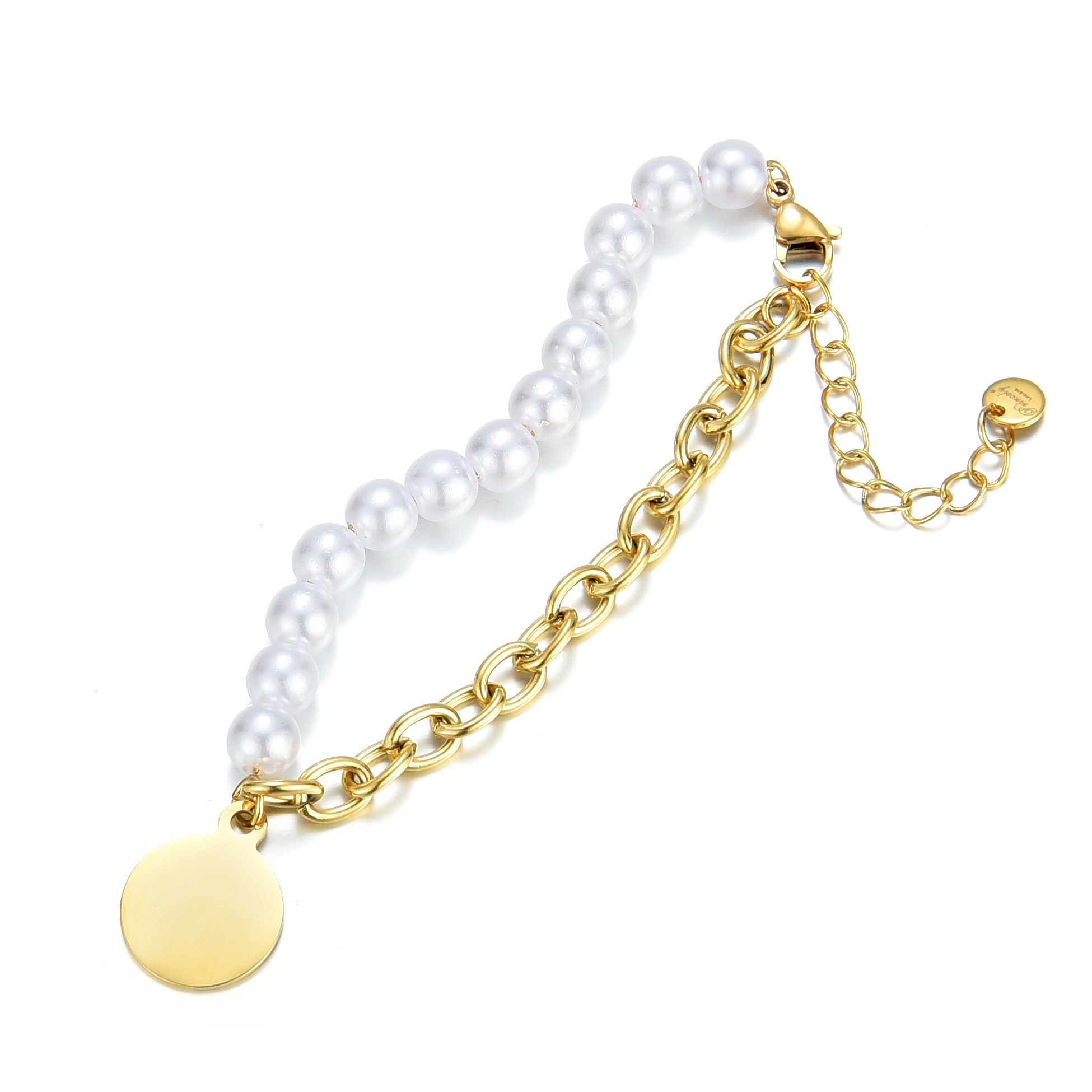 Armband PEARL-CHAIN gold