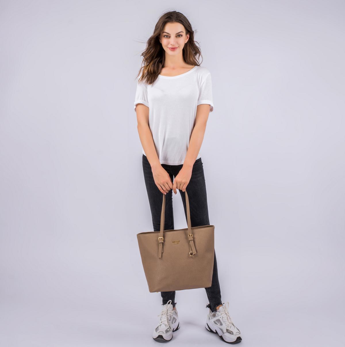 Shopper "Beverly medium (M)" Cappuccino