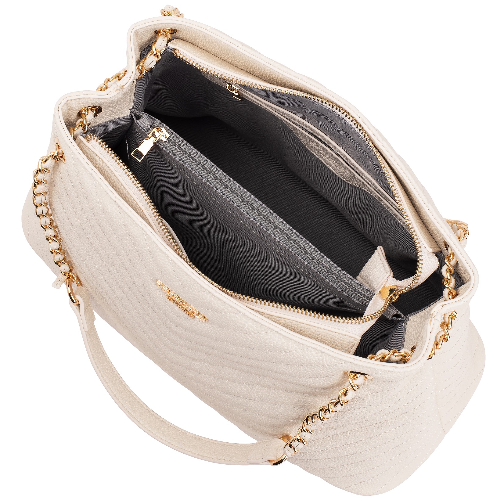 Handtasche "Nina" Offwhite