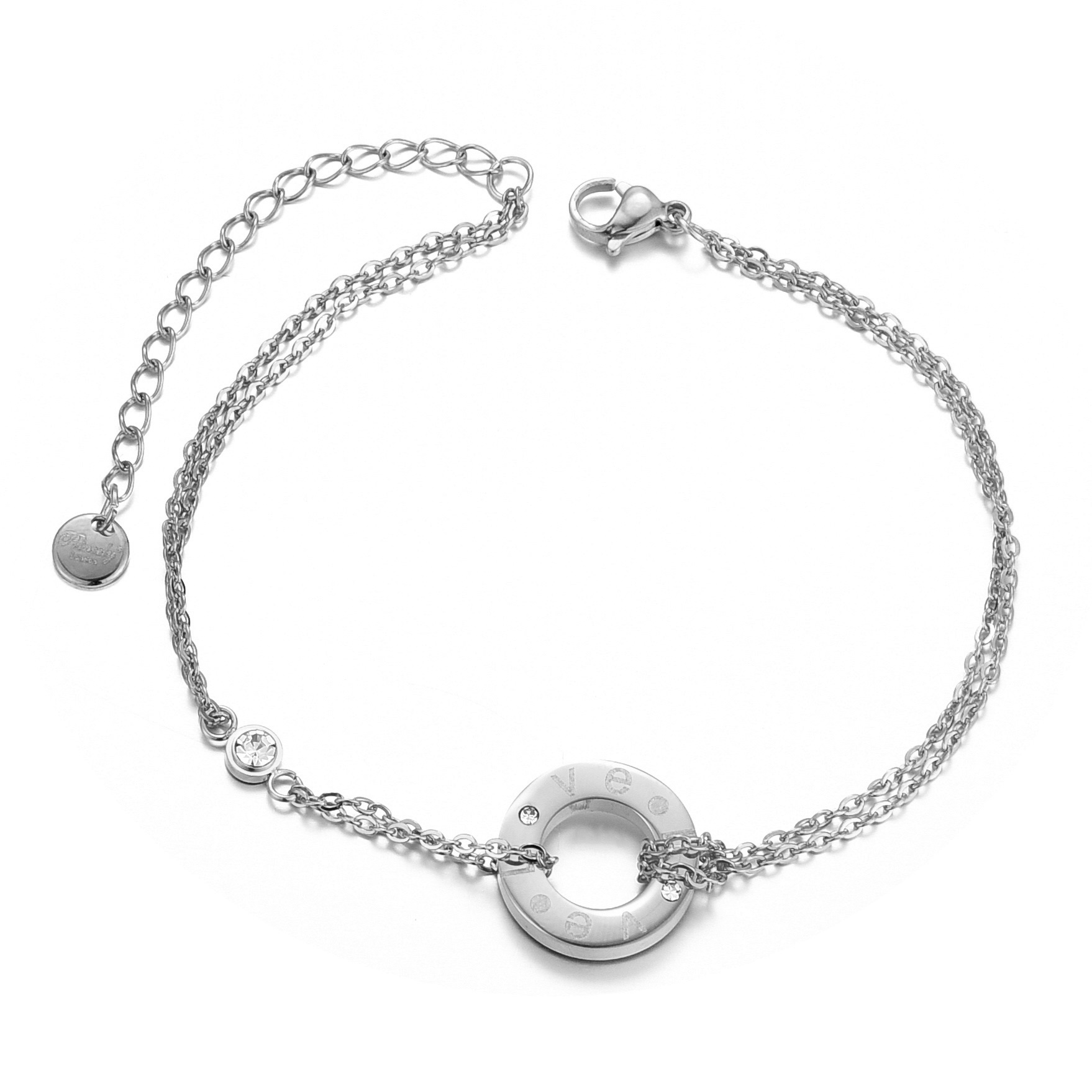 Armband CRYSTAL-LOVE silber