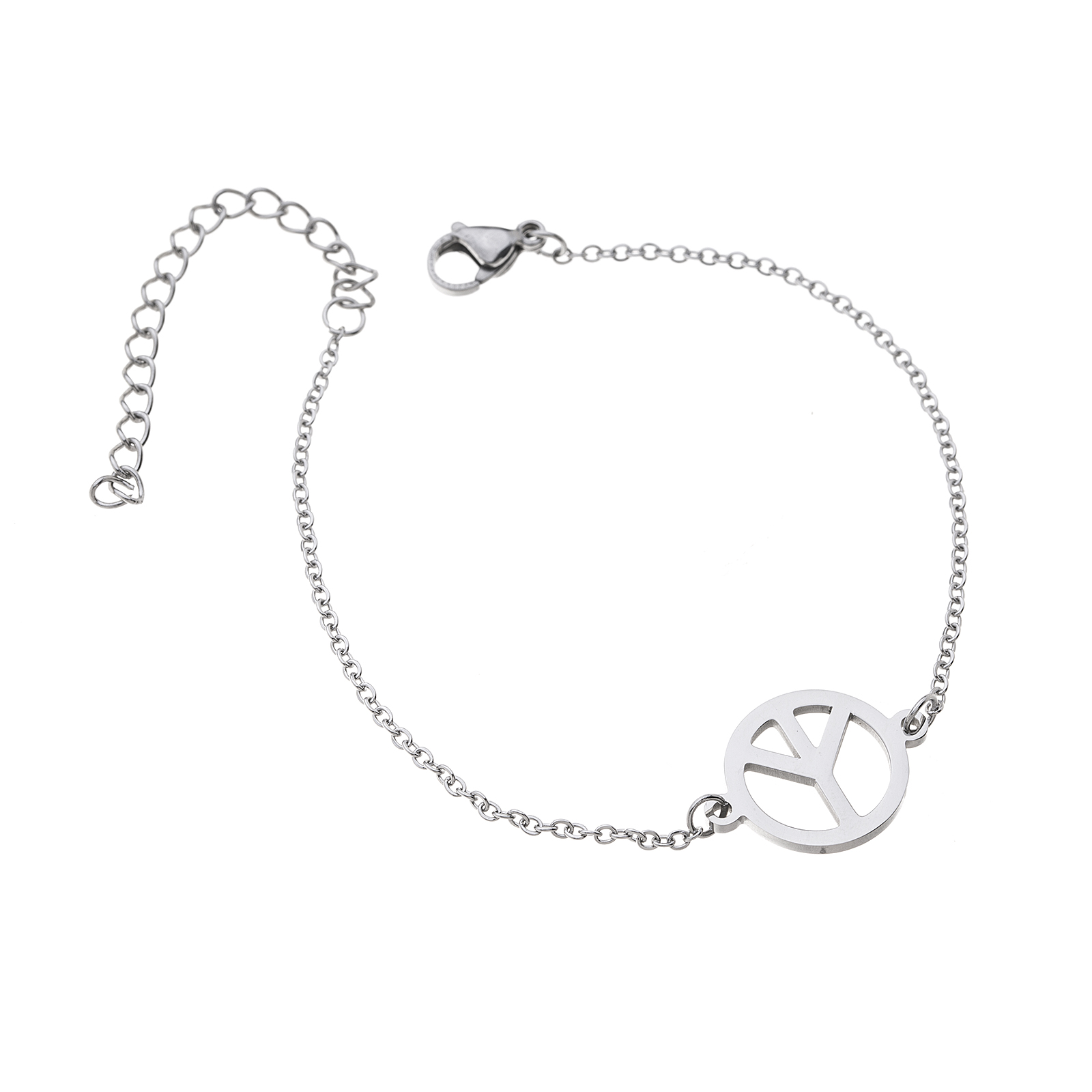 Armband PEACE silber