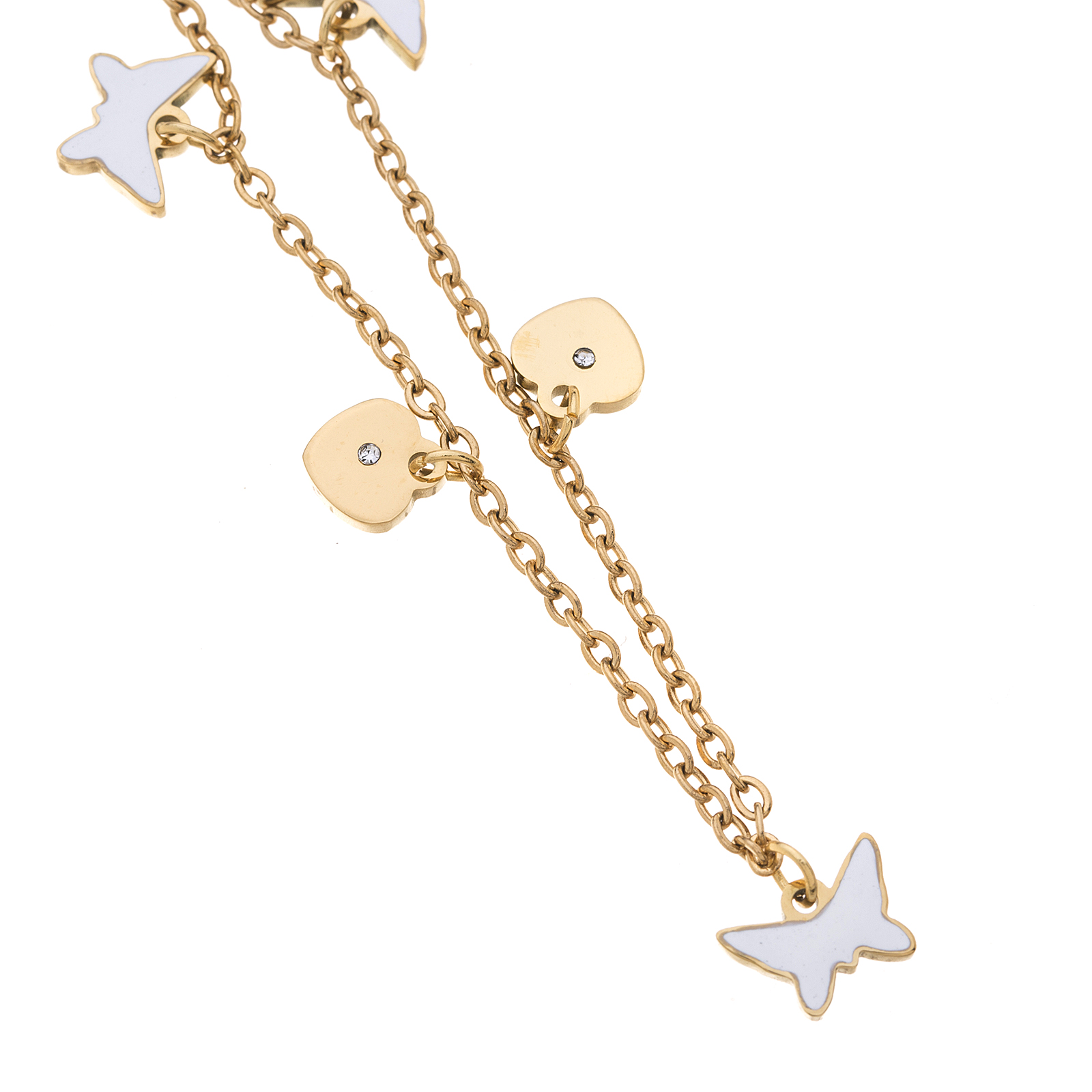 Armband BUTTERFLY-HEART gold